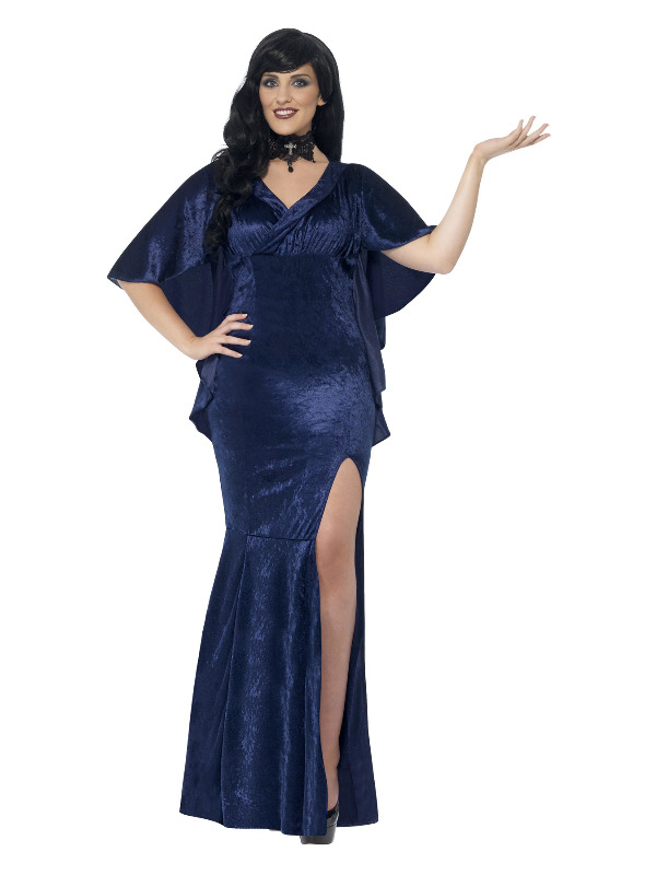 Curves Sorceress Costume, Blue