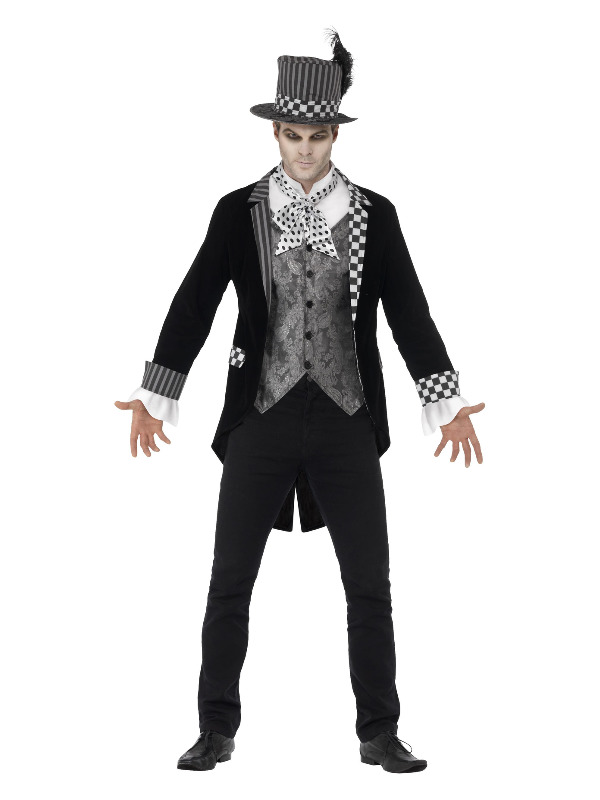 Deluxe Dark Hatter Costume, Black