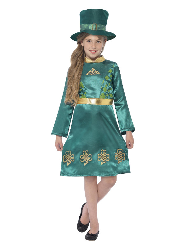 Leprechaun Girl Costume, Green