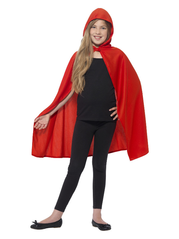 Hooded Cape, Red