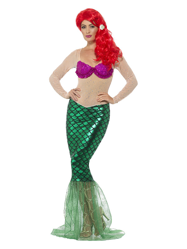 Deluxe Sexy Mermaid Costume, Green