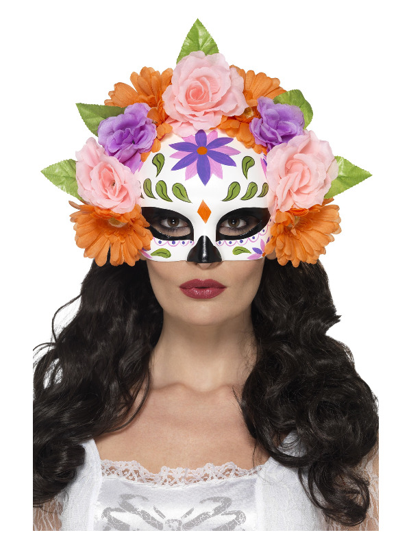 Day of the Dead Floral Eyemask, Multi-Coloured