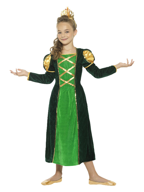 Medieval Princess Costume, Green