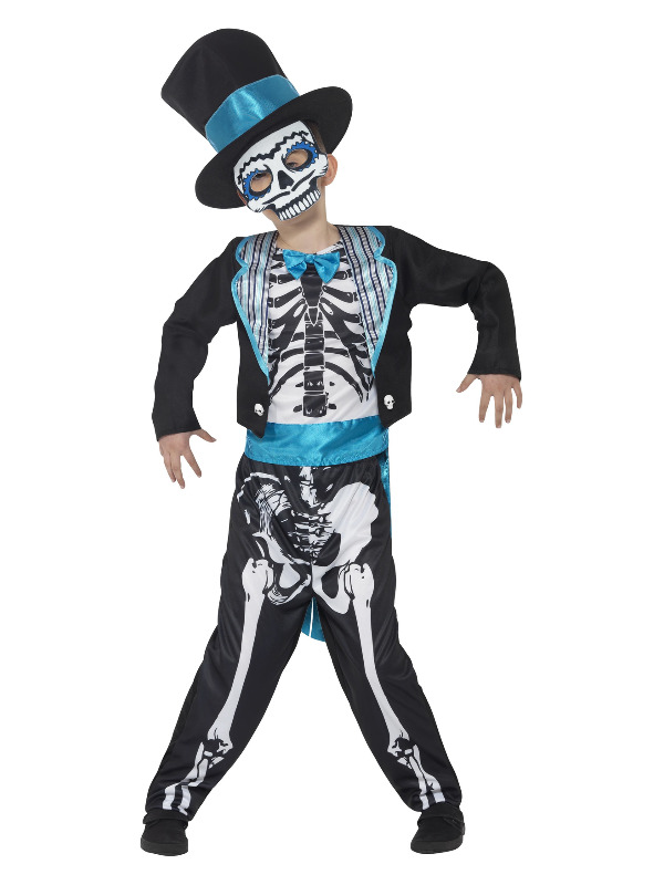 Day of the Dead Groom Costume, Black