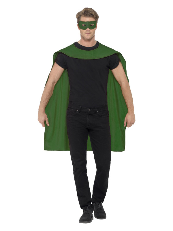 Cape, Green, with Eyemask