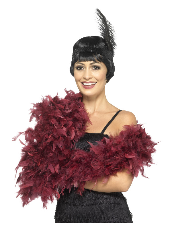 Deluxe Boa, Burgundy, 180cm, 80g