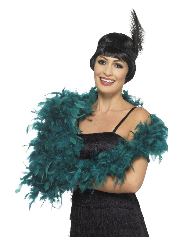 Deluxe Boa, Teal, 180cm, 80g