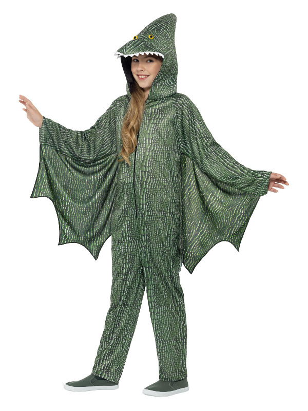 Pterodactyl Dinosaur Costume, Green