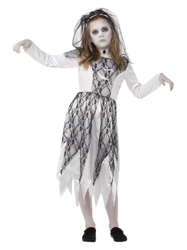 Ghostly Bride Costume, Grey