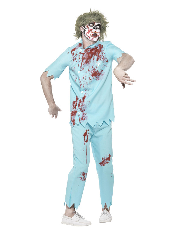Zombie Dentist Costume, Blue