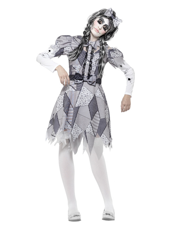 Damaged Doll Costume, Grey