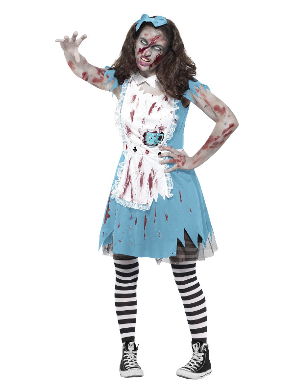 Zombie Tea Party Costume, Blue