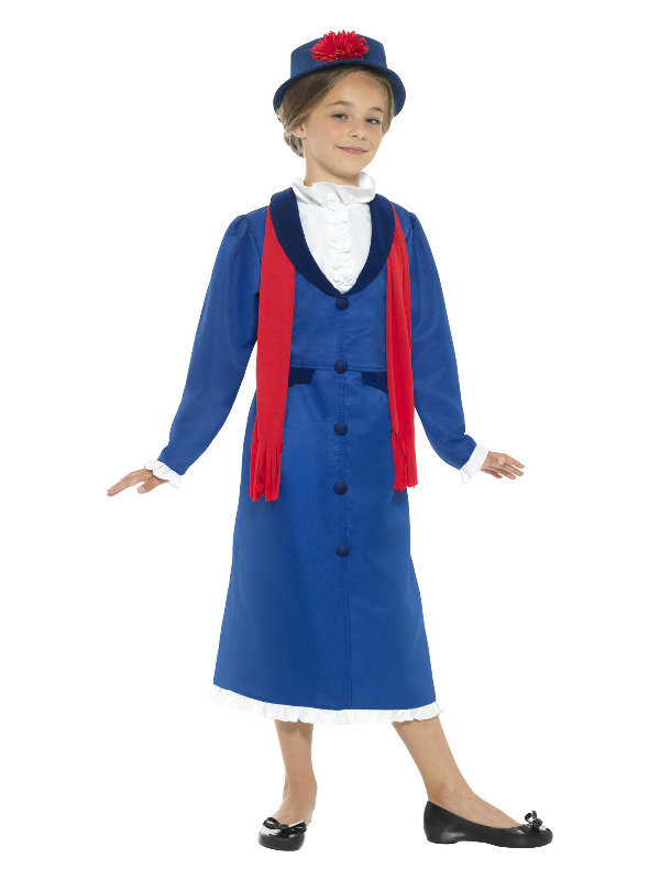 Victorian Nanny Costume, Blue