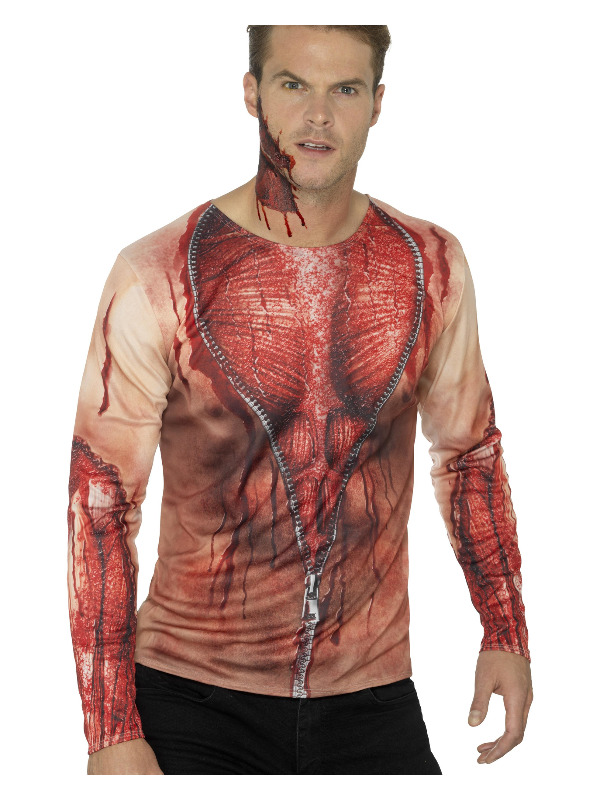 Ripped Skin T-Shirt, Flesh