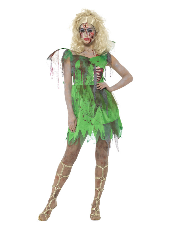 Zombie Fairy Costume, Green