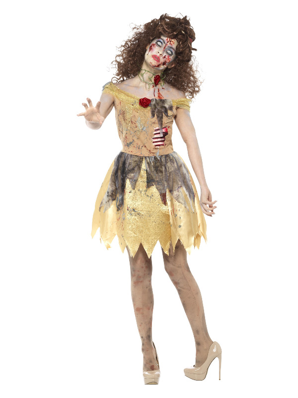 Zombie Golden Fairytale Costume, Yellow