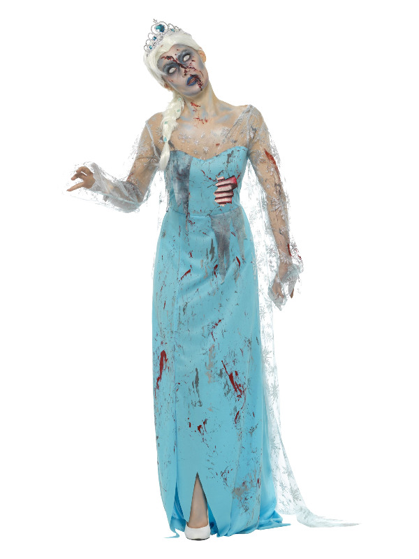 Zombie Froze to Death Costume, Blue