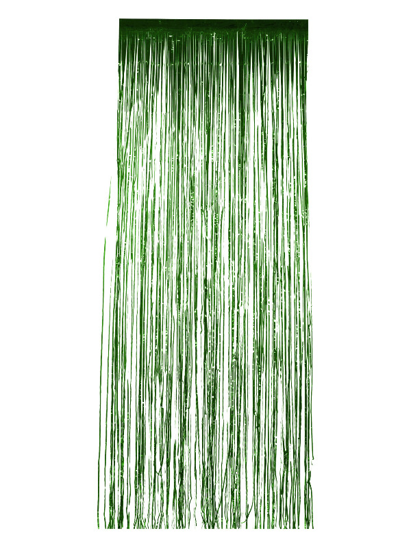 Shimmer Curtain, Metallic Green, 91x244cm / 36x96in