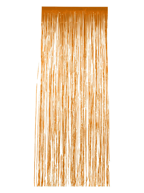 Shimmer Curtain, Orange, 91x244cm / 36x96in