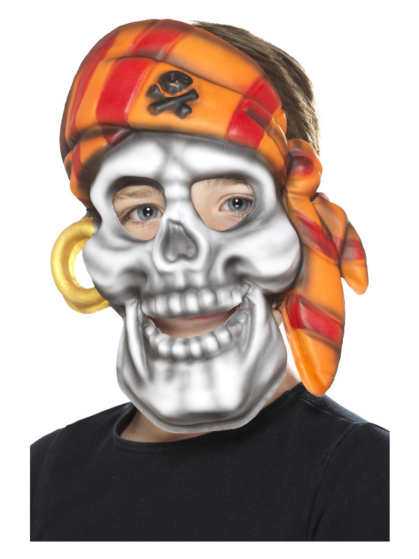 Pirate Skull Mask, Multi-Coloured, EVA