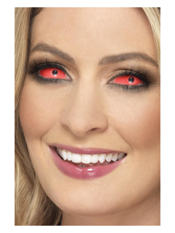 Accessoreyes Sclera Lenses, Red, 6 Months Reusable, 22mm Diameter