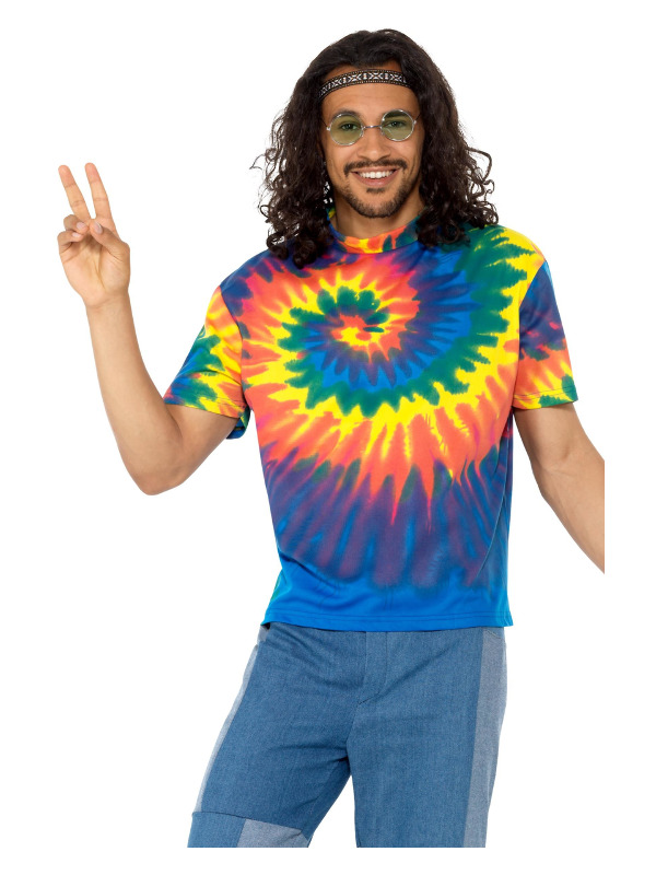 1960s Tie Dye T-Shirt, Multi-Coloured