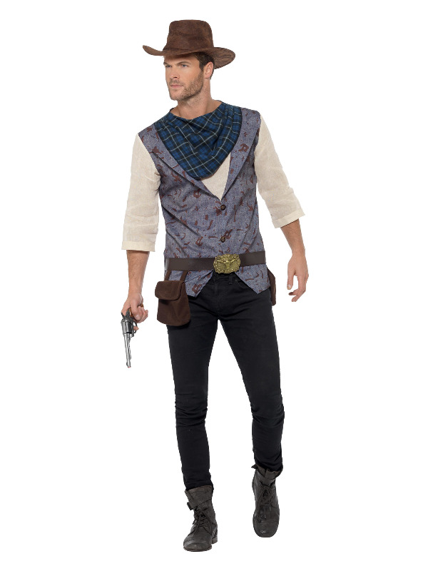 Rugged Cowboy Costume, Brown