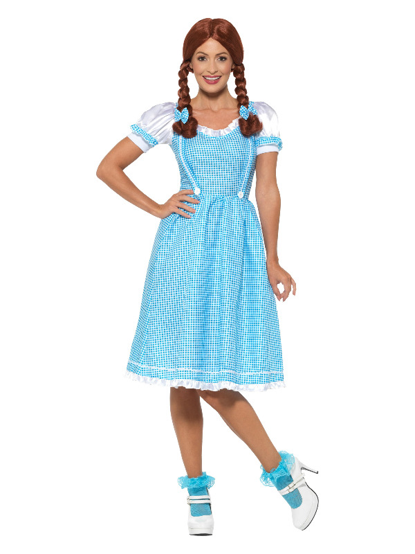 Kansas Country Girl Costume, Blue & White