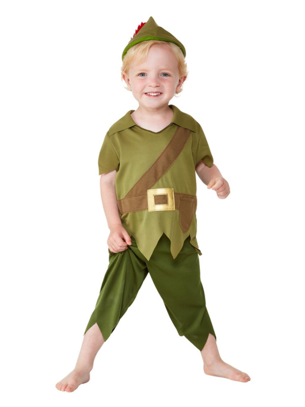 Toddler Robin Hood Costume, Green & Brown