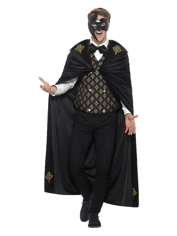 Deluxe Phantom Costume, Black & Gold