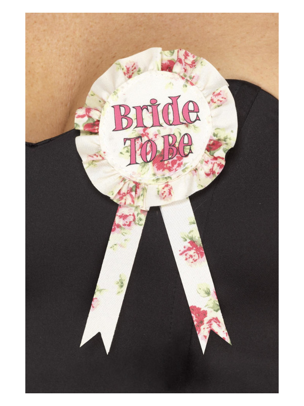 Vintage Bride to Be Rosette, Pink