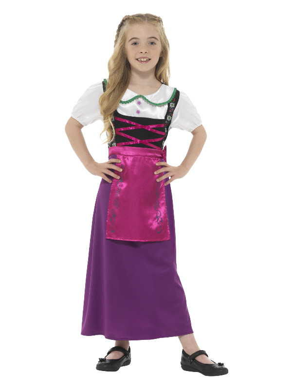 Bavarian Princess Costume, Multi-Coloured