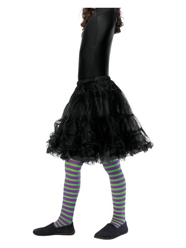 Wicked Witch Tights, Child, Purple & Green, Age 6-12