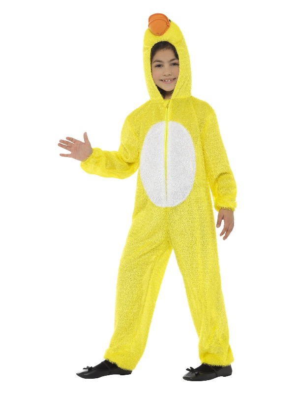 Duck Costume, Yellow, with Hooded Jumpsuit