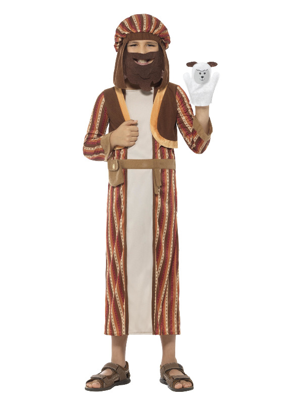 Nativity Shepherd Costume, with Robe, Brown