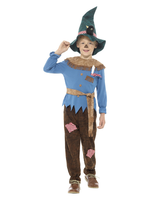 Patchwork Scarecrow Costume, Brown