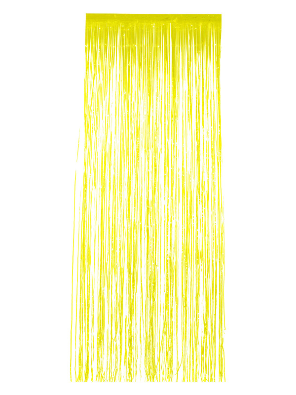 Shimmer Curtain, Yellow, 91x244cm / 36x96in