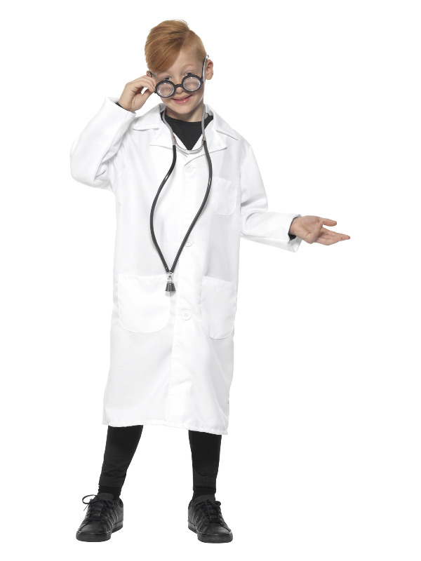 Doctor/Scientist Costume, Unisex, White