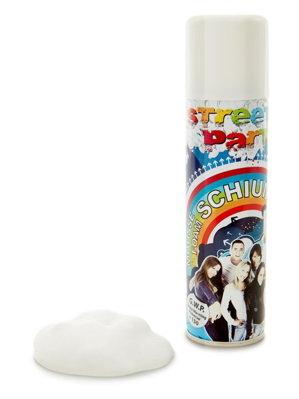 Party Foam Spray, White, 250ml