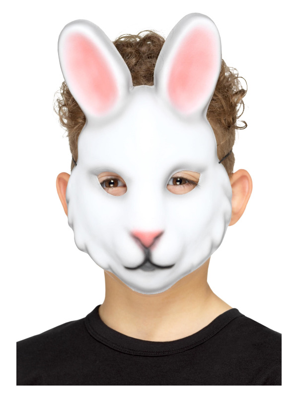 Rabbit Mask, White, Kids, EVA