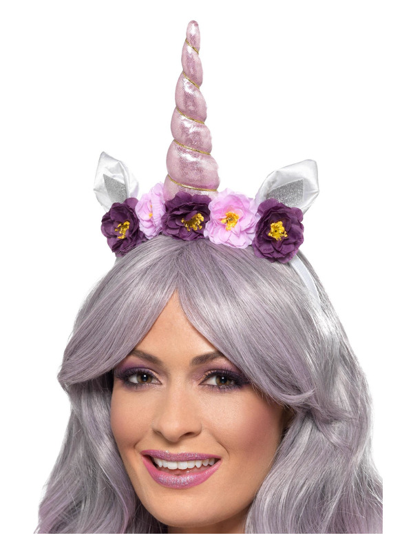 Unicorn Headband, Multi-Coloured, Adult