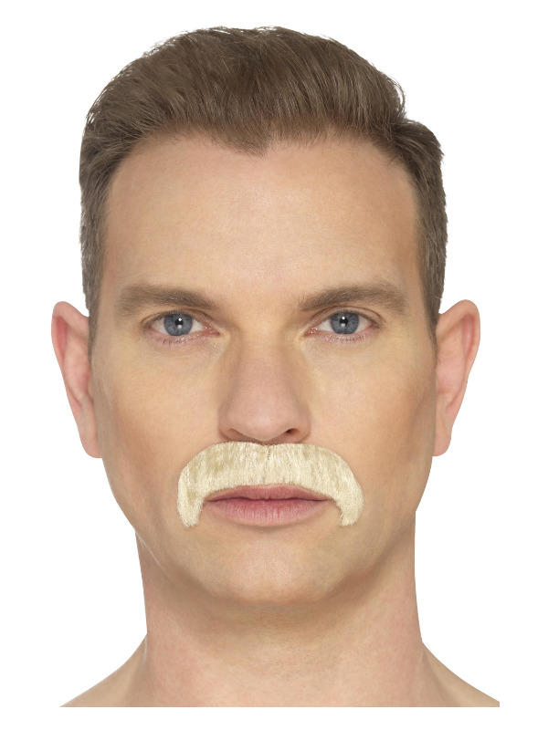 The Horseshoe Moustache, Blonde, Hand Knotted