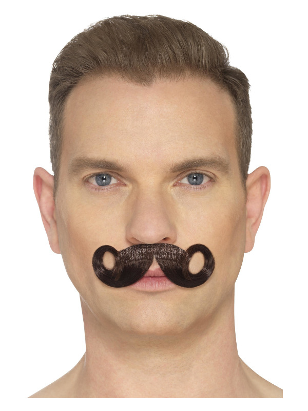 The Imperial Moustache, Brown, Hand Knotted