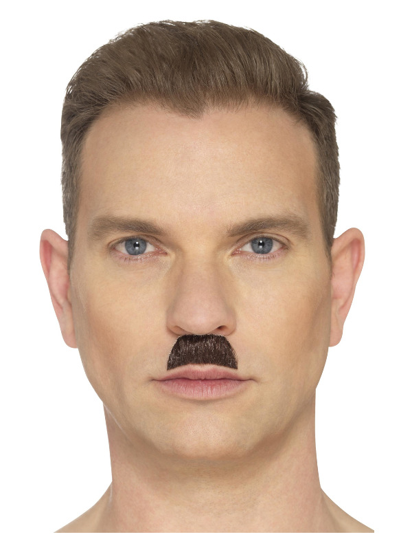 The Toothbrush Moustache, Brown, Hand Knotted