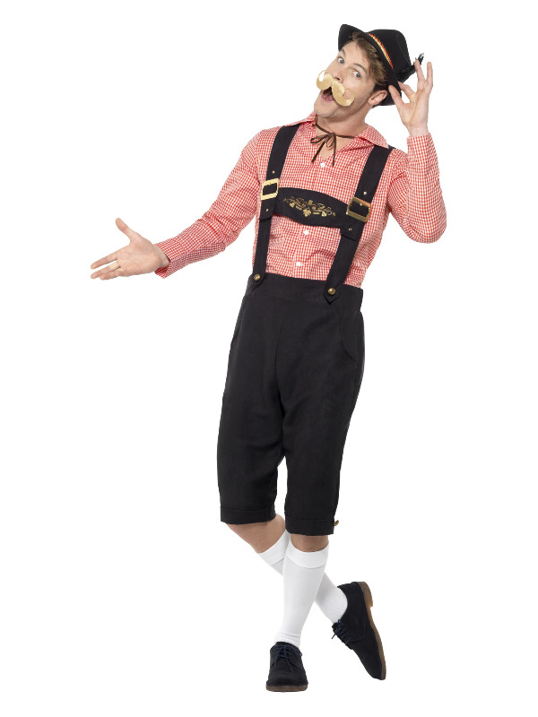 Bavarian Beer Guy Costume, Red