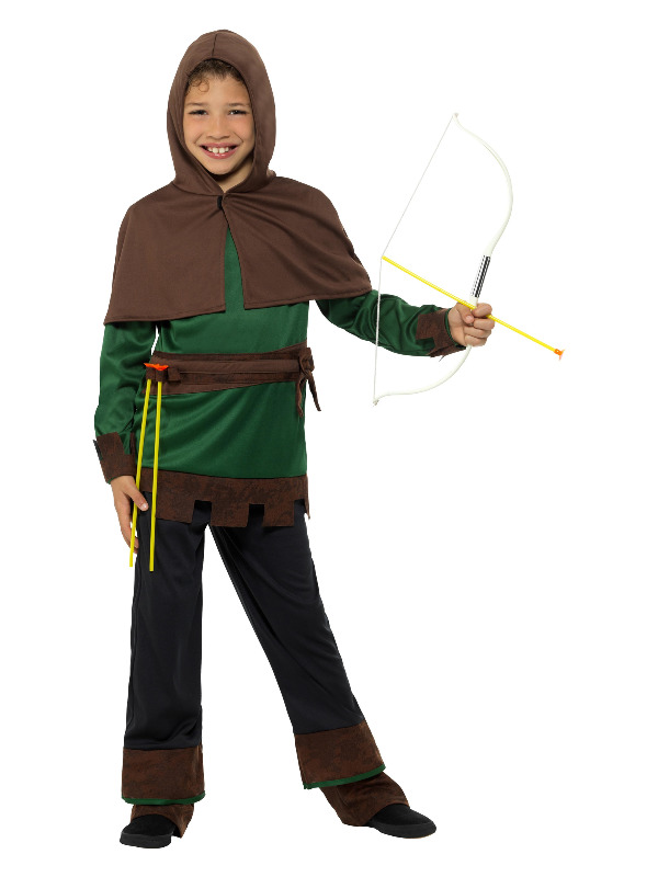 Robin Hood Costume, Green & Brown