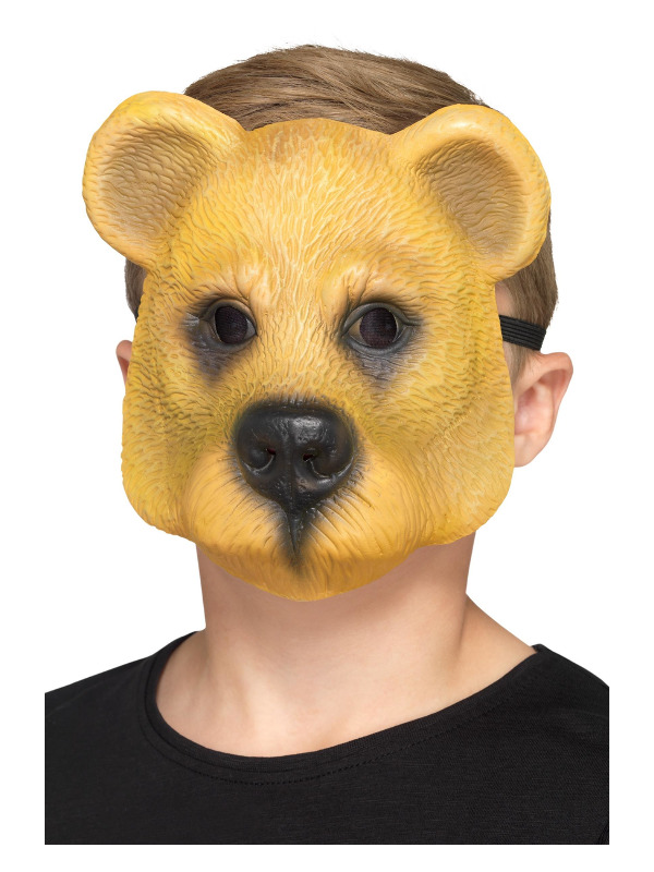 Bear Mask, Child, Light Brown