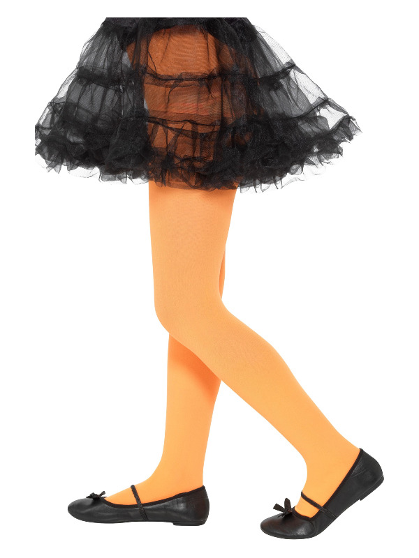 Opaque Tights, Orange, Age 6-12