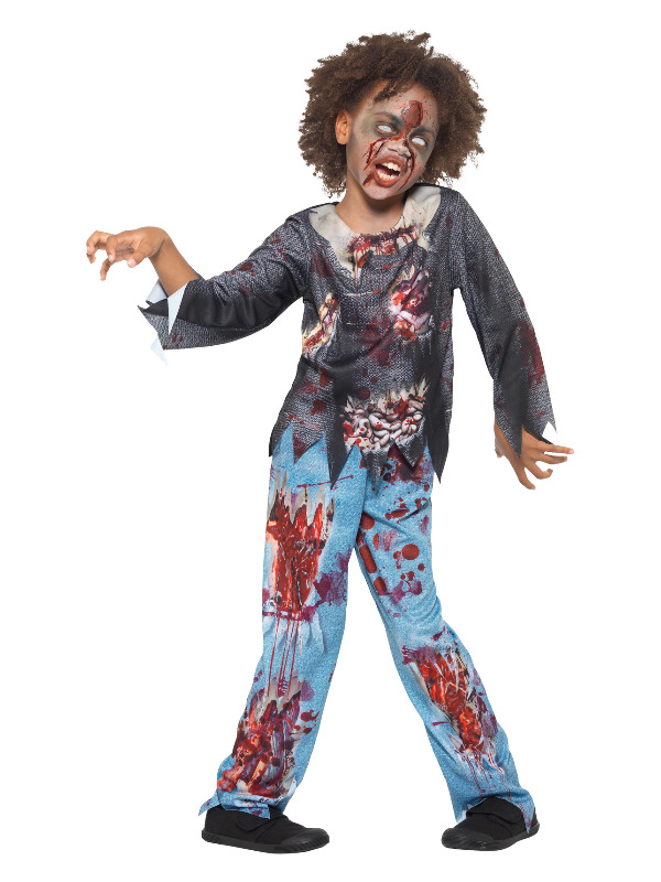 Zombie Child Costume, Multi-Coloured