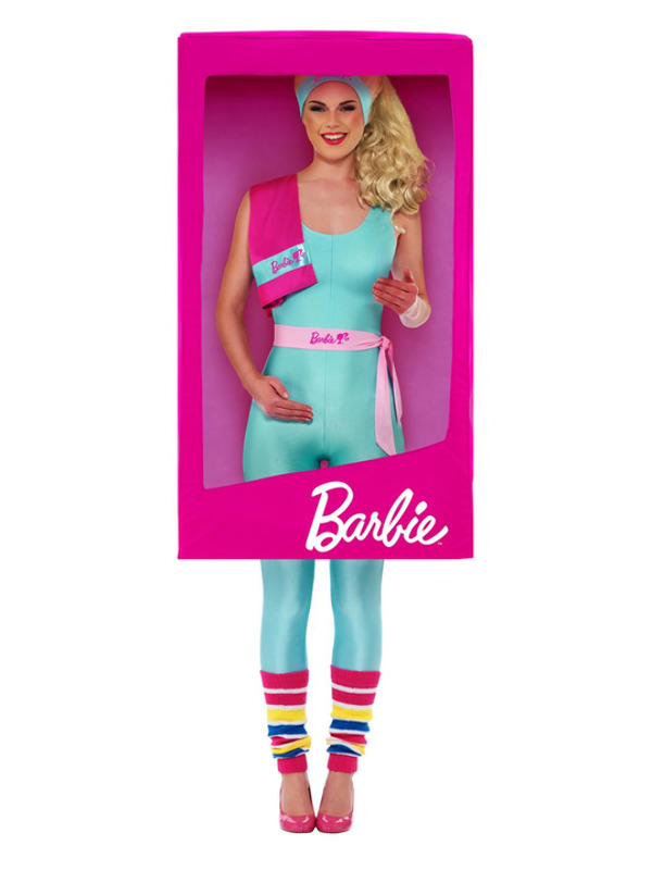 Barbie 3D Box Costume, Pink, with 3D Life Size Box